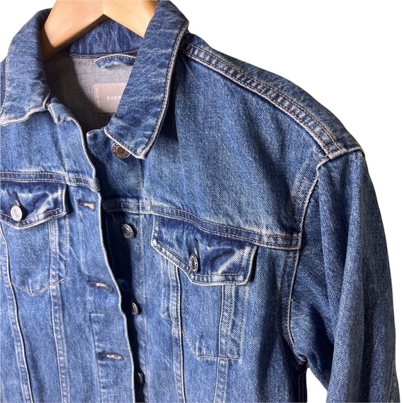 Everlane The Denim Jacket Blue Button Down Classic Jean Jacket Size XS - Picture 6 of 10